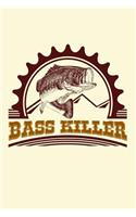 Bass Killer: Versatile Journal with a Fishing Theme.