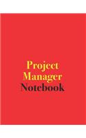 Project Manager Notebook: Blank Lined Notebook for Project Manager