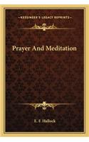 Prayer and Meditation