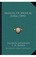 Manual of Musical Form (1892)