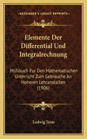Elemente Der Differential Und Integralrechnung