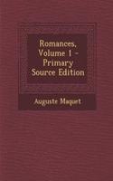 Romances, Volume 1