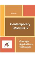 Contemporary Calculus IV