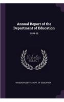 Annual Report of the Department of Education