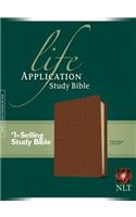 Life Application Study Bible-NLT: New Living Translation, Midtown Brown, Leatherlike