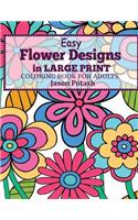 Easy Flowers Designs in Large Print