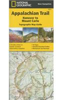 Appalachian Trail: Hanover to Mount Carlo Map [New Hampshire]