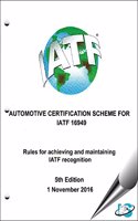 IATF 16949 Automotive Certification Scheme, 5th Edition