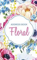 Address Book Floral