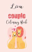 Lion Couple Coloring Book