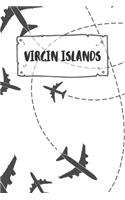 Virgin Islands: Ruled Travel Diary Notebook or Journey Journal - Lined Trip Pocketbook for Men and Women with Lines