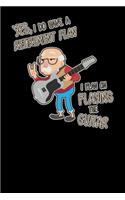 Yes I Do Have A Retirement Plan I Plan On Playing Guitar: 120 Pages I 6x9 I Monthly Planner I Funny Grandpa Leaving Job & Fingerboard Gift