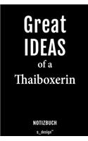Notizbuch für Thaiboxer / Thaiboxerin
