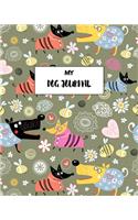 My Dog Journal: Perfect Planner - Health & Wellness Log, Record Your Dog's Daily Activities, Food Diet, Track Veterinaries Visit