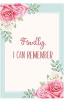 Finally, I Can Remember
