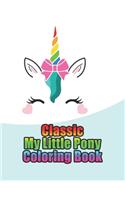 classic my little pony coloring book