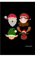 Christmas Notebook: Holiday Notepad With Lined Wide Ruled Paper For Taking Notes. Xmas Journal Diary 6 x 9 Inch Soft Cover For Home, Work Or School.
