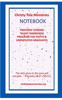 Christy Tola Ministries Notebook (Blue)