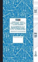 Violin Journal and Creativity Kickstarter (Blue)