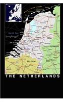 Modern Day Color Map of The Netherlands Journal: Take Notes, Write Down Memories in this 150 Page Lined Journal
