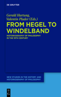 From Hegel to Windelband