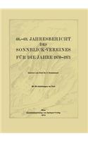 68.–69. Jahresbericht des Sonnblick-Vereines für die Jahre 1970–1971: (1970/71 Jahresberichte des Sonnblick-Vereines)