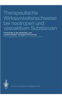 Therapeutische Wirksamkeitsnachweise Bei Nootropen Und Vasoaktiven Substanzen