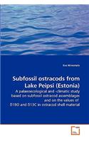 Subfossil ostracods from Lake Peipsi (Estonia)