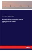 Wissenschaftlicher Jahresbericht über die Morgenländischen Studien