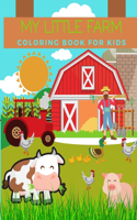 My Little Farm Coloring Book for Kids