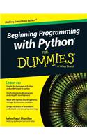 Beginning Programming With Python For Dummies
