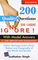 200 Quality Questions You Cannot Ignore With Model Answers For Civil Services Examination