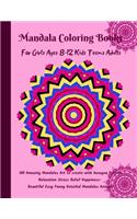 Mandala Coloring Books for Girls ages 8-12