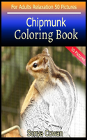 Chipmunk Coloring Book For Adults Relaxation 50 pictures