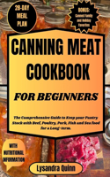 Canning Meat Cookbook for Beginners