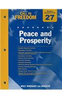 Holt Call to Freedom Chapter 27 Resource File: Peace and Prosperity