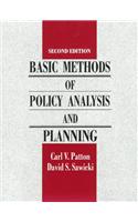 Basic Methods of Policy Analysis and Planning