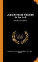 Quaint Sermons of Samuel Rutherford