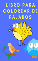 Libro para colorear de pájaros