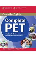 Complete Pet Student's Book Without Answers