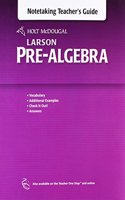 Holt McDougal Larson Pre-Algebra