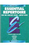 Concert Choir Mixed Student Essential Repertoire Artist Level