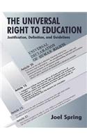 The Universal Right to Education