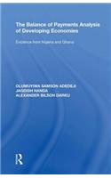The Balance of Payments Analysis of Developing Economies