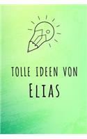 Tolle Ideen von Elias: Unliniertes Notizbuch mit Rahmen für deinen Vornamen