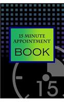 15 Minute Appointment Book