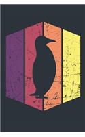 Vintage Penguin Journal - Gift for Penguin Lovers - Retro Penguin Notebook - Penguin Diary for Boys and Girls