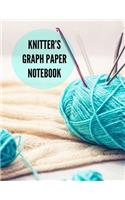 Knitter's Graph Paper Notebook: Knitter's Graph Paper Journal, 4:5 Ratio, 8.5x11 Trim Size, 120 Pages