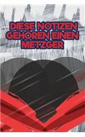 Diese Notizen Gehören Einen Metzger