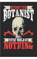 Without This Botanist There Would Be Nothing: Botanist Notebook Botanist Journal Handlettering Logbook 110 Journal Paper Pages 6 X 9